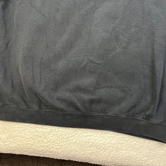 VTG Nike Sweater Men Large Black 80s Swoosh Embroidered Check Made in USA Cotton - Picture 11 of 13